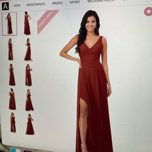 Azazie Kori Bridesmaid Dress Terracotta